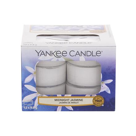 Yankee Candle Midnight Jasmine vonné svíčky 12 x 9,8 g 117.6 g poškozená krabička