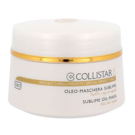 Collistar Sublime Oil Mask 5in1 dámská maska pro všechny typy vlasů 200 ml pro ženy poškozená krabička