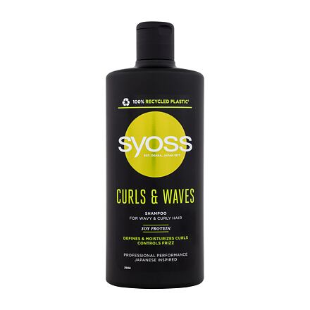 Syoss Curls & Waves dámský hydratační a definující šampon pro kudrnaté a vlnité vlasy 440 ml pro ženy