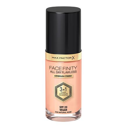 Max Factor Facefinity All Day Flawless SPF20 tekutý make-up s uv ochranou 30 ml odstín c50 natural rose