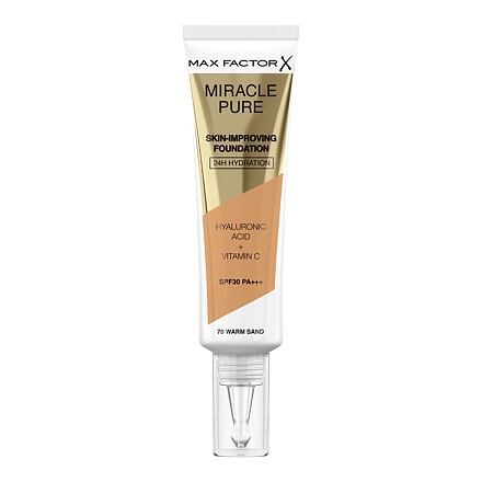 Max Factor Miracle Pure Skin-Improving Foundation SPF30 pečující hydratační make-up 30 ml odstín 70 Warm Sand