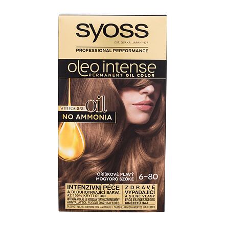 Syoss Oleo Intense Permanent Oil Color dámská permanentní olejová barva na vlasy bez amoniaku 50 ml odstín hnědá pro ženy