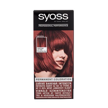 Syoss Permanent Coloration dámská permanentní barva na vlasy 50 ml odstín červená pro ženy