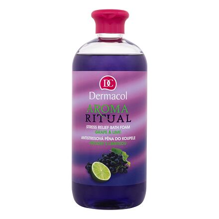 Dermacol Aroma Ritual Grape & Lime dámská zvláčňující pěna do koupele 500 ml pro ženy