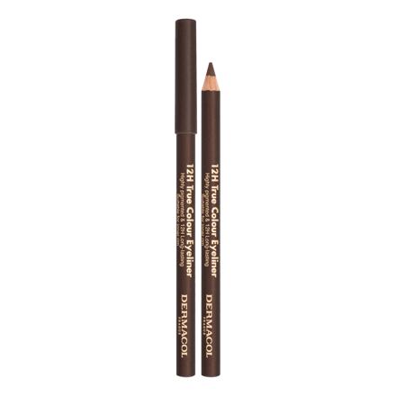 Dermacol 12H True Colour dámská dlouhotrvající tužka na oči 0.28 g odstín hnědá