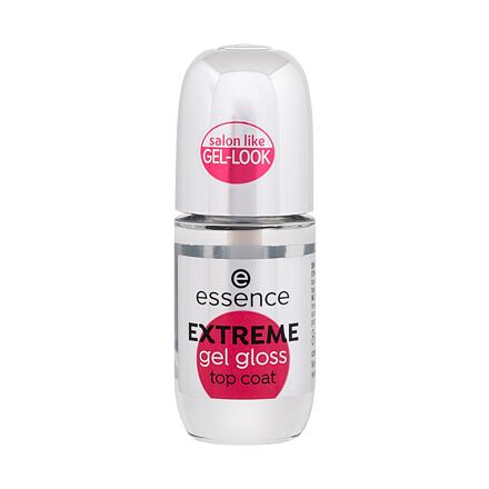 Essence Extreme Gel Gloss Top Coat krycí lak s vysokým leskem 8 ml odstín transparentní