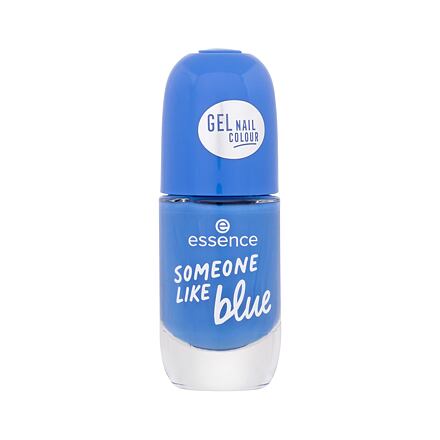 Essence Gel Nail Colour rychleschnoucí lak na nehty s lesklým efektem 8 ml odstín modrá