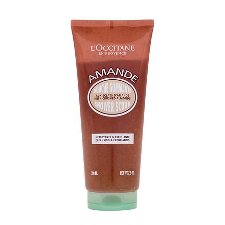 L'Occitane Almond (Amande) dámský tělový peeling s mandlovým olejem 200 ml pro ženy