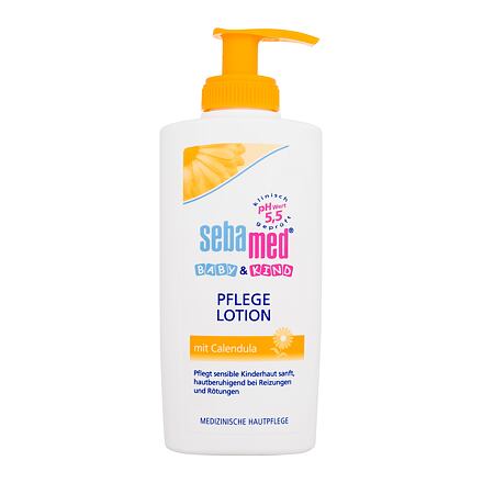 SebaMed Baby Care Lotion With Calendula dětské zklidňující tělové mléko 200 ml pro děti