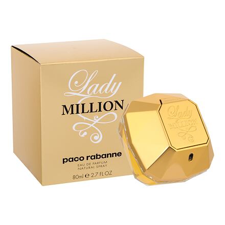 Paco Rabanne Lady Million dámská parfémovaná voda 80 ml pro ženy poškozený flakon