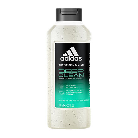 Adidas Deep Clean pánský sprchový gel s exfoliačním účinkem 400 ml pro muže