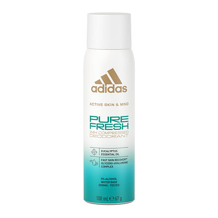 Adidas Pure Fresh dámský deodorant s vůní eukalyptu 100 ml pro ženy
