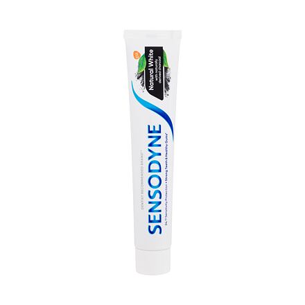 Sensodyne Natural White šetrně bělicí zubní pasta s aktivním uhlím 75 ml