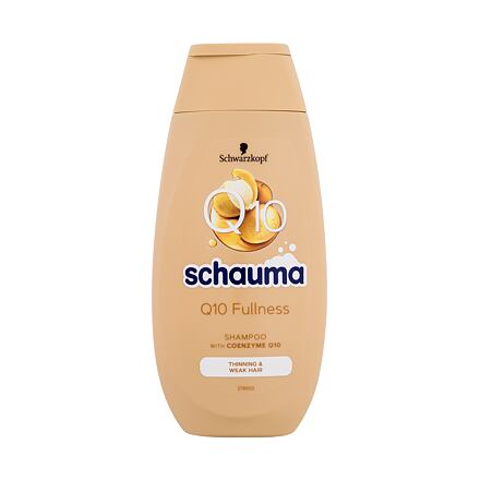 Schwarzkopf Schauma Q10 Fullness Shampoo dámský posilující šampon pro oslabené a jemné vlasy 250 ml pro ženy