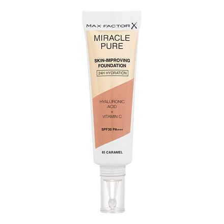 Max Factor Miracle Pure Skin-Improving Foundation SPF30 pečující hydratační make-up 30 ml odstín 85 Caramel