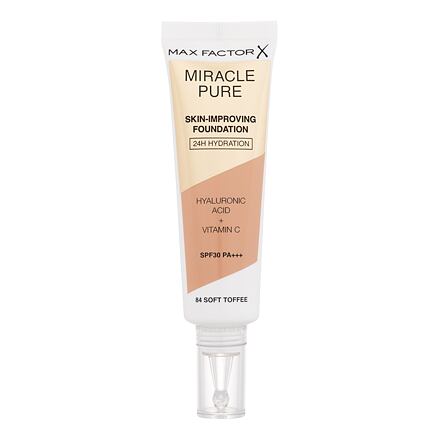Max Factor Miracle Pure Skin-Improving Foundation SPF30 pečující hydratační make-up 30 ml odstín 84 Soft Toffee