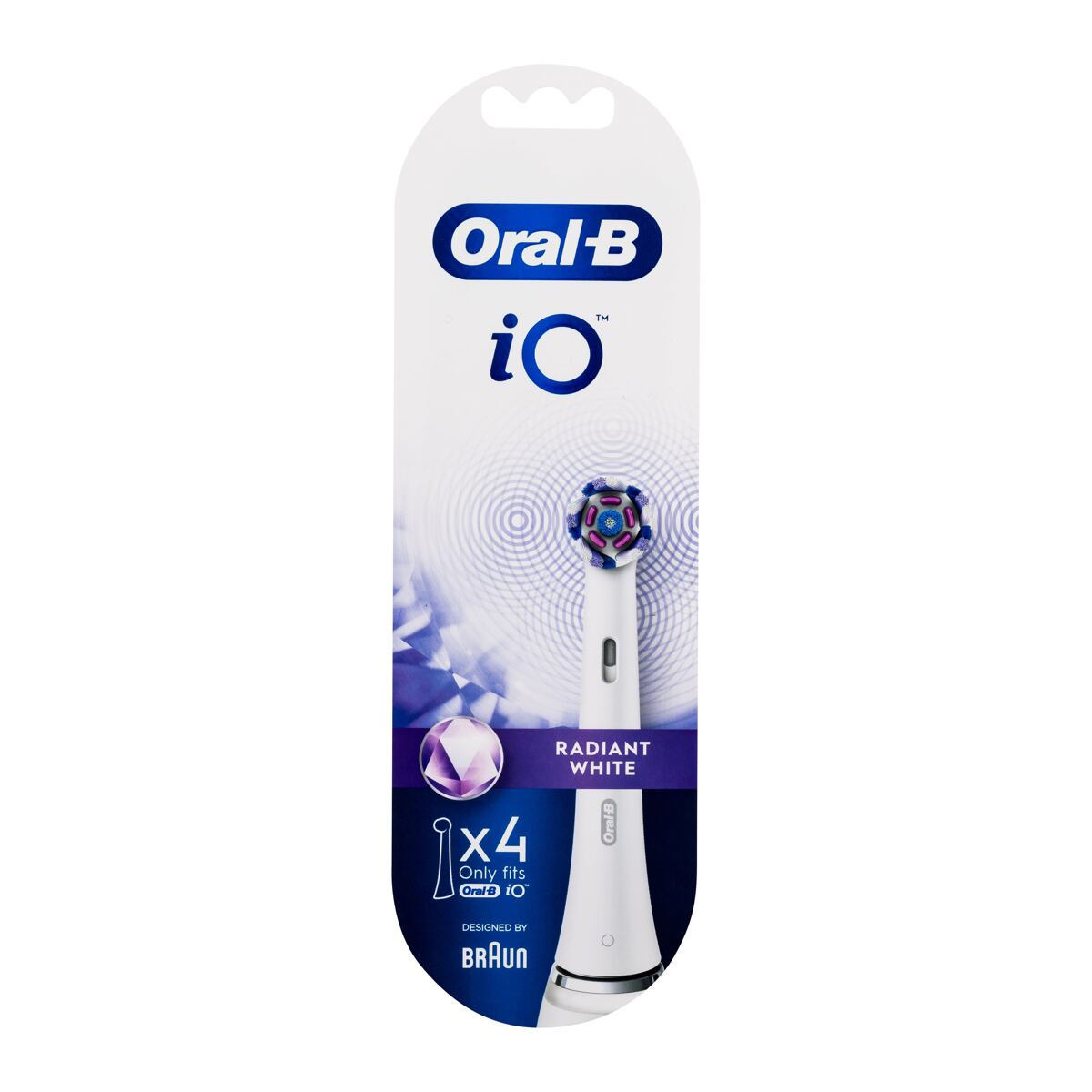 Oral-B iO Radiant White náhradní hlavice na elektrický zubní kartáček 4 ks