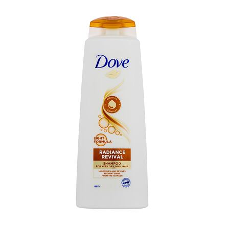 Dove Radiance Revival dámský šampon pro obnovu lesku suchých vlasů 400 ml pro ženy