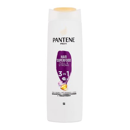 Pantene Superfood Full & Strong 3 in 1 dámský posilující šampon, kondicionér a maska v jednom 360 ml pro ženy