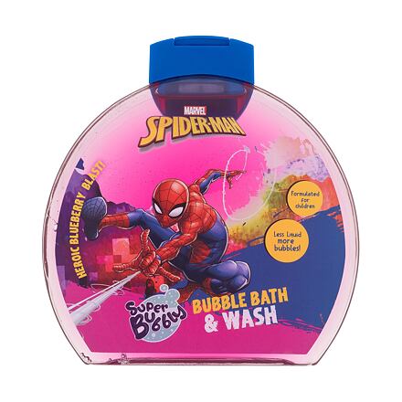 Marvel Spiderman Bubble Bath & Wash dětská pěna do koupele s vůní borůvek 300 ml pro děti