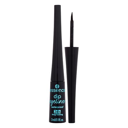 Essence Dip Eyeliner Waterproof dámská voděodolné a dlouhotrvající oční linky 3 ml odstín černá