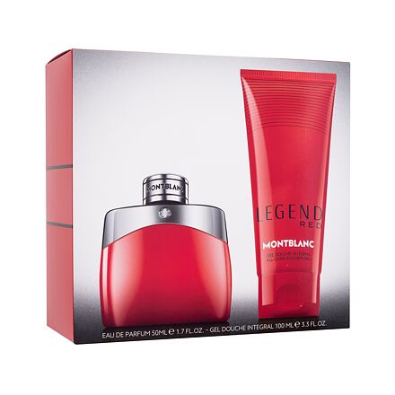 Montblanc Legend Red pánská dárková sada parfémovaná voda 50 ml + sprchový gel 100 ml pro muže