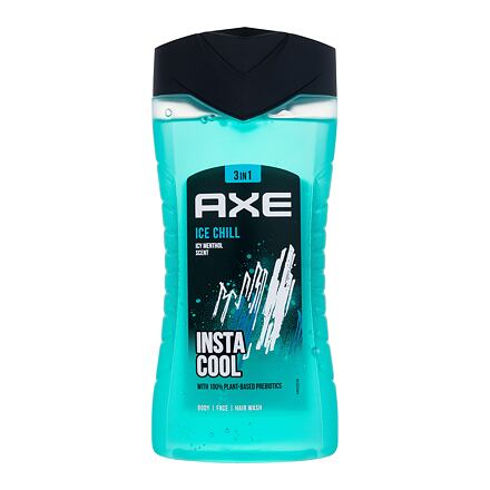 Axe Ice Chill 3in1 pánský sprchový gel s vůní citronu a máty 250 ml pro muže