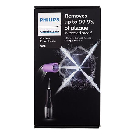 Philips Sonicare Cordless Power Flosser 3000 HX3826/33 Black přenosná ústní sprcha pro čištění mezizubních prostor unisex