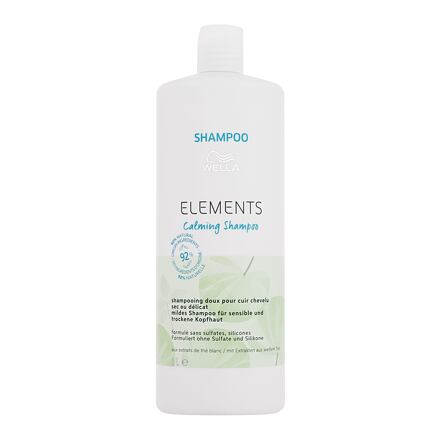 Wella Professionals Elements Calming Shampoo dámský zklidňující šampon pro suchou a citlivou pokožku hlavy 1000 ml pro ženy