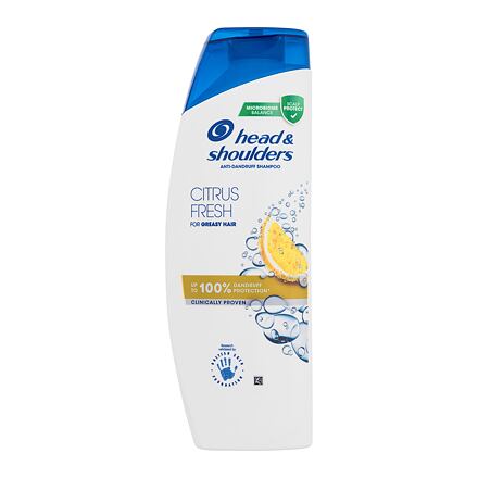 Head & Shoulders Citrus Fresh unisex šampon na mastné vlasy s lupy 400 ml unisex
