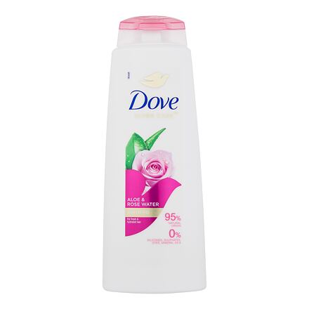 Dove Ultra Care Aloe Vera & Rose Water dámský osvěžující hydratační šampon 400 ml pro ženy
