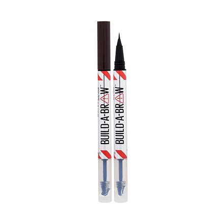 Maybelline Build-A-Brow dámská tužka na obočí a fixační gel 2v1 1.4 g odstín hnědá
