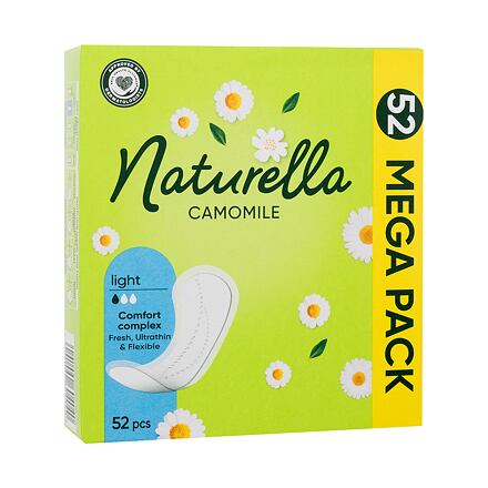 Naturella Camomile Light intimky s jemnou heřmánkovou vůní 52 ks pro ženy