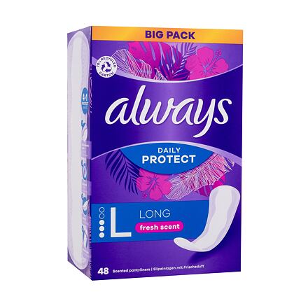 Always Daily Protect Long Fresh Scent intimky se svěží vůní 48 ks pro ženy