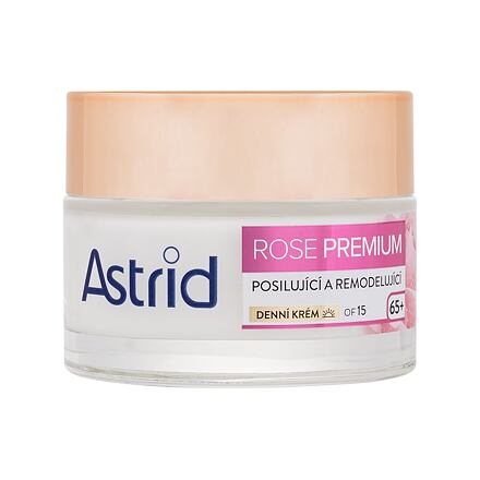 Astrid Rose Premium Strengthening & Remodeling Day Cream SPF15 dámský posilující a remodelující denní pleťový krém 50 ml pro ženy