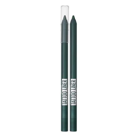 Maybelline Tattoo Liner Gel Pencil dámská dlouhotrvající a voděodolná gelová tužka na oči 1.3 g odstín zelená