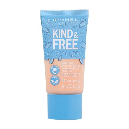 Rimmel London Kind & Free Skin Tint Foundation hydratační make-up 30 ml odstín 001 fair porcelain