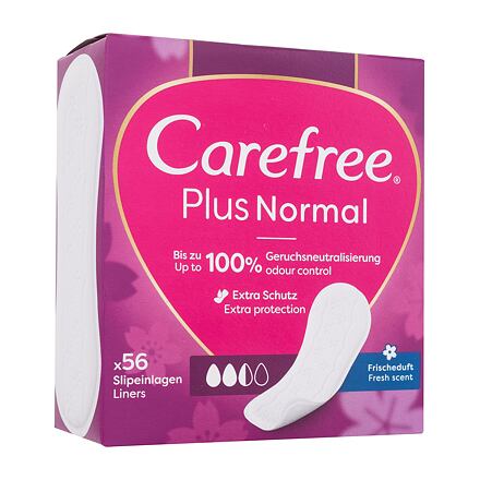 Carefree Plus Normal Fresh Scent intimky se svěží vůní 56 ks pro ženy
