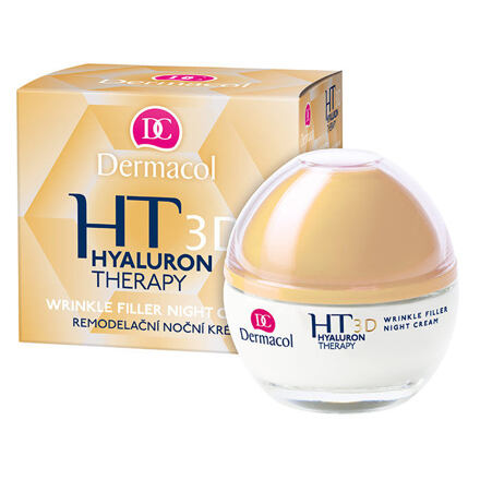 Dermacol 3D Hyaluron Therapy dámský remodelační noční krém 50 ml pro ženy