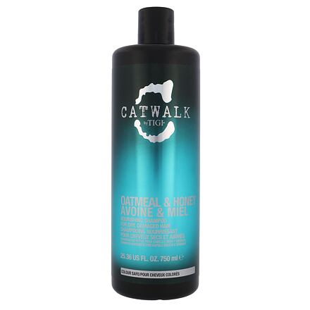 Tigi Catwalk Oatmeal & Honey dámský vyživující šampon pro poškozené vlasy 750 ml pro ženy