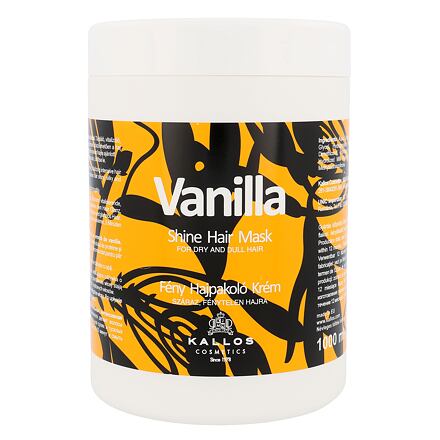Kallos Cosmetics Vanilla dámská maska pro oživení suchých vlasů 1000 ml pro ženy