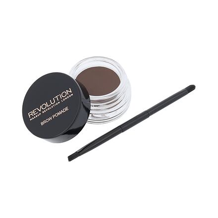 Makeup Revolution London Brow Pomade pomáda na obočí 2.5 g odstín hnědá