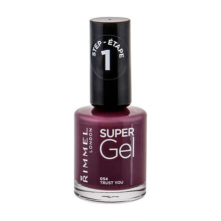 Rimmel London Super Gel STEP1 gelový lak na nehty 12 ml odstín fialová