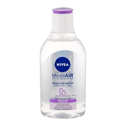 Nivea MicellAIR® dámská zklidňující micelární voda 3 v 1 pro citlivou pleť 400 ml pro ženy