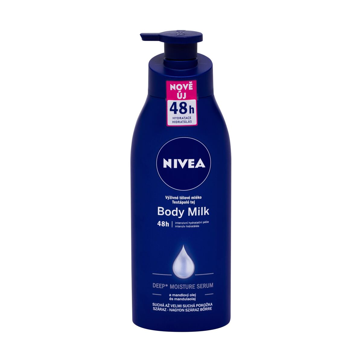 Nivea Body Milk Rich Nourishing dámské vyživující tělové mléko pro suchou pokožku 400 ml pro ženy