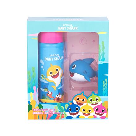 Pinkfong Baby Shark Bubble Bath Kit dětská dárková sada pěna do koupele 250 ml + hračka do koupele 1 ks pro děti