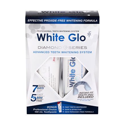 White Glo Diamond Series Advanced teeth Whitening System dárková sada bělicí gel 50 ml + zubní pasta Professional Choice 100 ml