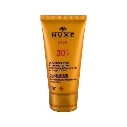 NUXE Sun Delicious Cream SPF30 unisex voděodolný opalovací krém na obličej 50 ml unisex