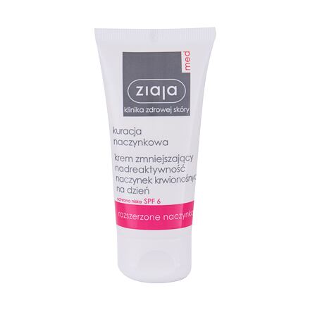 Ziaja Med Capillary Treatment SPF6 dámský denní krém pro pleť s rozšířenými žilkami 50 ml pro ženy