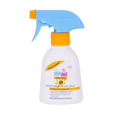 SebaMed Baby Sun Care Multi Protect Sun Spray SPF50 dětský opalovací sprej pro citlivou dětskou pokožku 200 ml